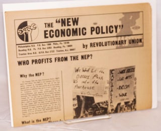 Cat.No: 185829 The "New Economic Policy" Revolutionary Union