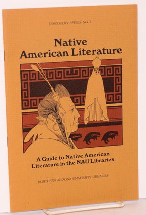 Cat.No: 185963 Native American Literature, A Guide to Native American Literature in the...