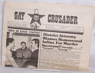 Cat.No: 185972 Gay Crusader: no. 40, February 1977. Reverend Ray Broshears
