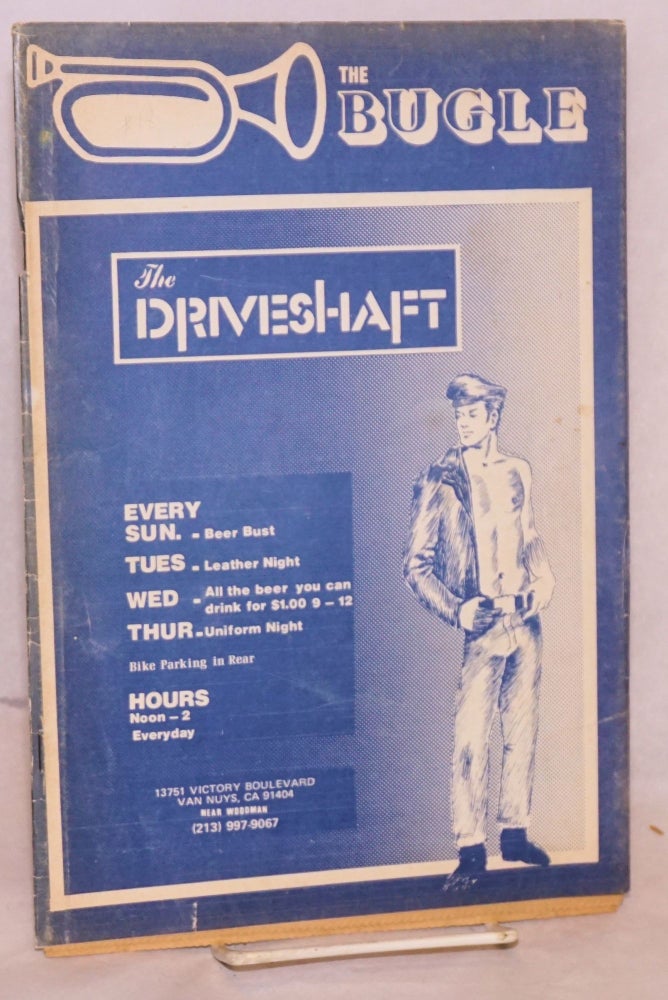 Cat.No: 186372 The Bugle: no. 18, April 1976: the Driveshaft cover. David L. Cobbs, Tackee David Don West.