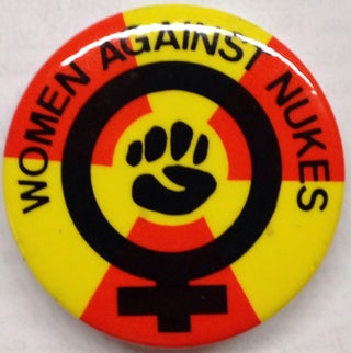 Cat.No: 186535 Women Against Nukes [pinback button