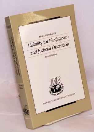 Cat.No: 186579 Liability for negligence and judicial discretion. Second edition. Foreword...