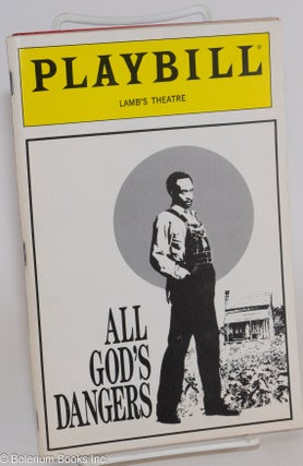 Cat.No: 186737 Playbill for All God's dangers: starring Cleavon Little at the Lamb...