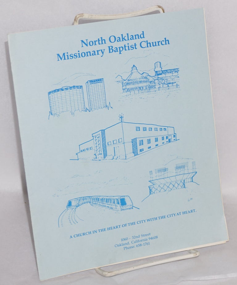 Cat.No: 186973 North Oakland Missionary Baptist Church: a church in the heart of the city with a heart. Dr. Lloyd C. Blue.