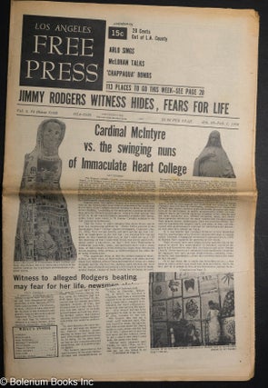 Cat.No: 187215 Los Angeles Free Press: vol. 5 #4 (#184), January 26-February 1,1968....