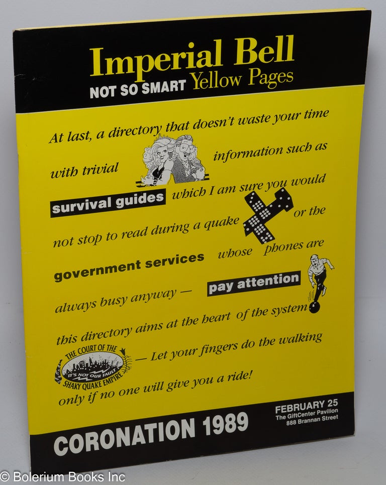 Cat.No: 187718 Coronation 1989: Imperial Bell; not so smart Yellow Pages February