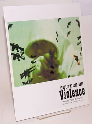 Cat.No: 187748 Culture of Violence: work by Victor Cartagena; Exhibition: October...