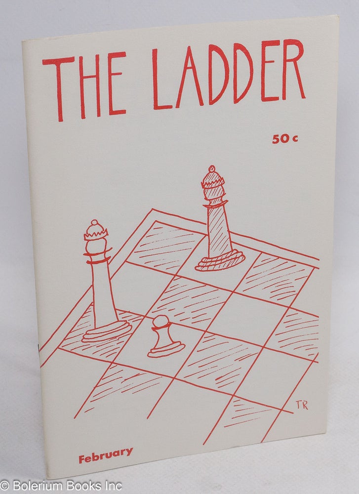 Cat.No: 188012 The Ladder: vol. 4, #5, February 1960. Del Martin, Phyllis Lyon, Gene Damon Forrest J. Ackerman, Barbara Grier.