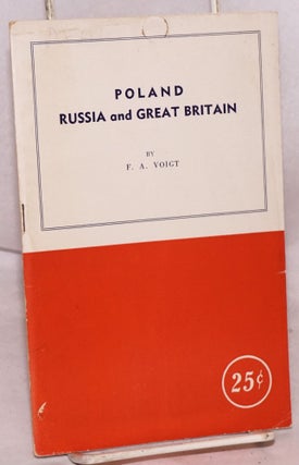 Cat.No: 188541 Poland, Russia and Great Britain. Frederick Augustus Voigt
