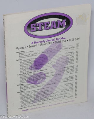 Cat.No: 188717 Steam: a quarterly journal for men; vol. 2, #4, Winter 1994. Scott O'Hara,...