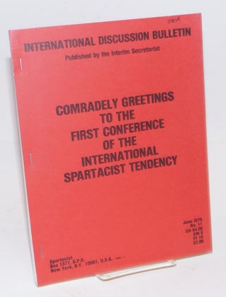 Cat.No: 188828 Comradely greetings to the first conference of the International...