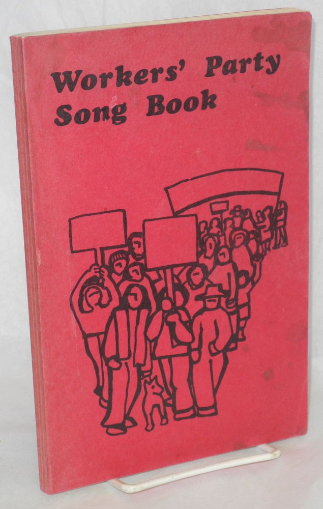 Cat.No: 188879 Workers' Party song book. Democratic Workers Party.