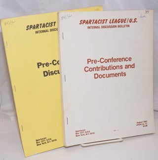 Cat.No: 188918 Pre-Conference contributions and documents [with] Pre-Conference...