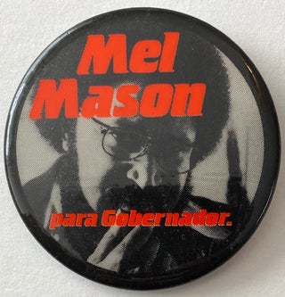 Cat.No: 188962 Mel Mason para Gubernador [pinback button]. Mel Mason