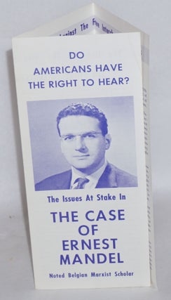 Cat.No: 189237 Do Americans have the right to hear? The issues at stake in the case of...