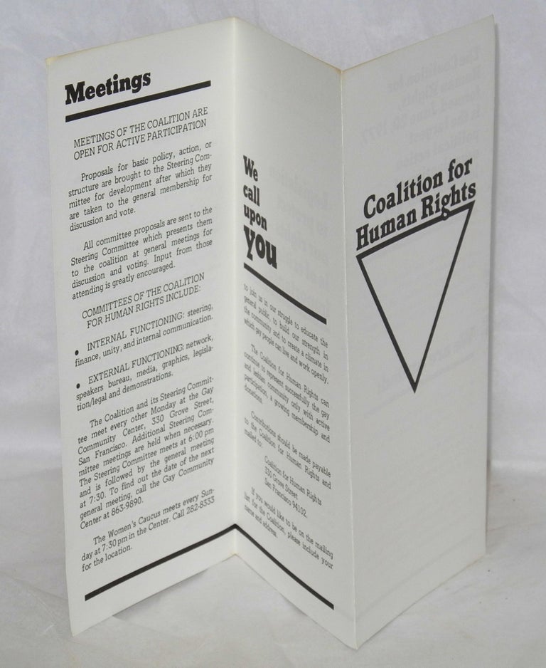 Cat.No: 189391 Coalition for Human Rights