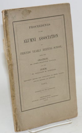 Cat.No: 189867 Proceedings of the Alumni Association of Friends' Yearly Meeting School:...