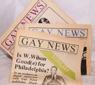Cat.No: 189972 Gay News: [broken run of three issues] vol. 7, no. 11, 15 & 16, Jan. 21 -...