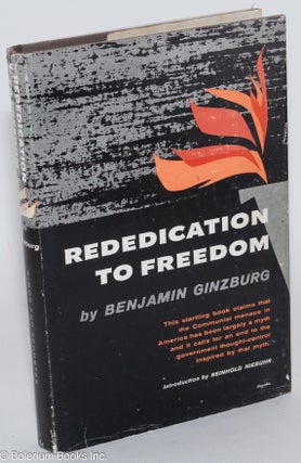 Cat.No: 19 Rededication to freedom. Benjamin Ginzburg