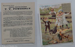 Cat.No: 190008 Dr. Hand's remedies for children, colic cure, pleasant physic, worm...