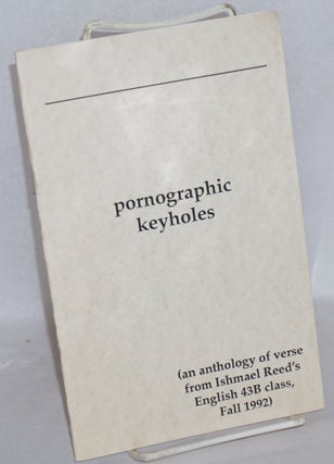 Cat.No: 190098 Pornographic Keyholes (an anthology of verse from Ishmael Reed's English...