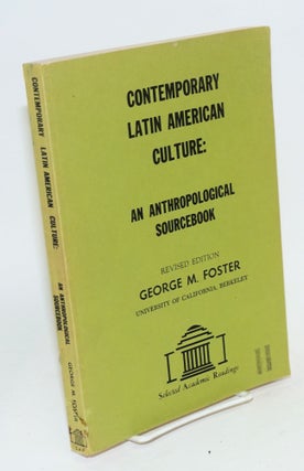 Cat.No: 190306 Readings in contemporary Latin American culture: an anthropological...