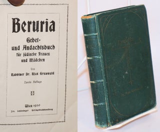 Cat.No: 190565 Beruria: Gebete und Andachten für jüdische Frauen und Mädchen. Max...