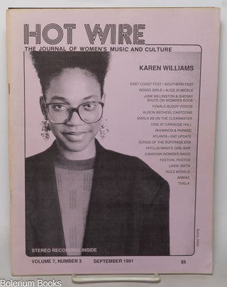 Cat.No: 190597 Hot Wire: the journal of women's music and culture; vol. 7, #3,...