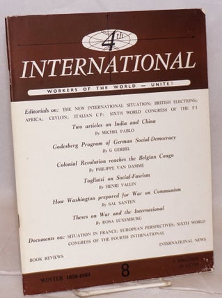 Cat.No: 191375 Fourth International: English - language edition of the theoretical organ...