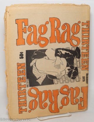 Cat.No: 191472 Fag Rag #13, Summer 1975; the Quean Network & that Kennedy killing [sic]....