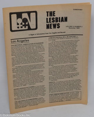 Cat.No: 191504 The Lesbian News: a digest of information from Los Angeles and beyond,...