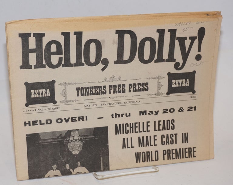 Cat.No: 192247 Yonkers Free Press: Hello, Dolly! vol. 1, May 1972;