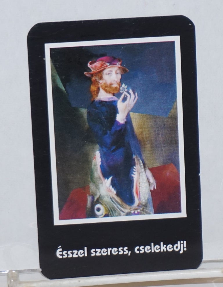 Cat.No: 192299 Ésszel Szeress, Cselekedj! [Try love, act!] [pocket calendar card for 1994]