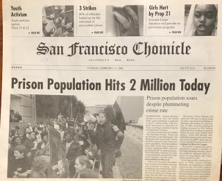 San Francisco Chomicle. California's real news. Tuesday, February 15, 2000