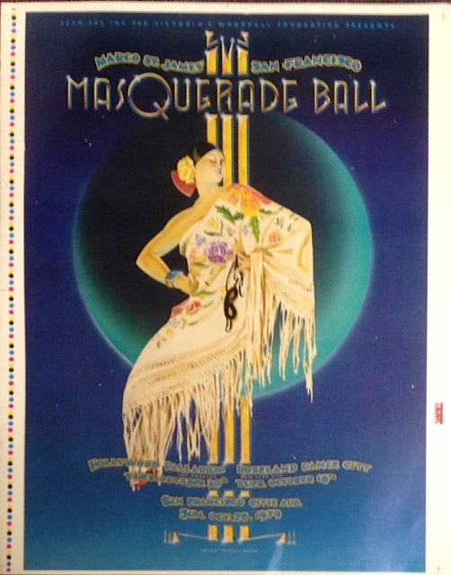Cat.No: 192472 Margo St. James' San Francisco Masquerade Ball [poster]. Margo St. James.