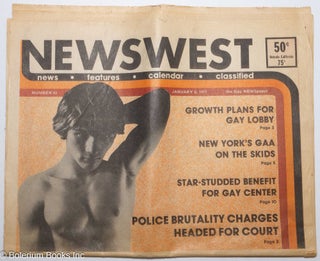 Cat.No: 192511 NewsWest: the gay NEWSpaper; #43, January 6, 1977: Police Brutality...