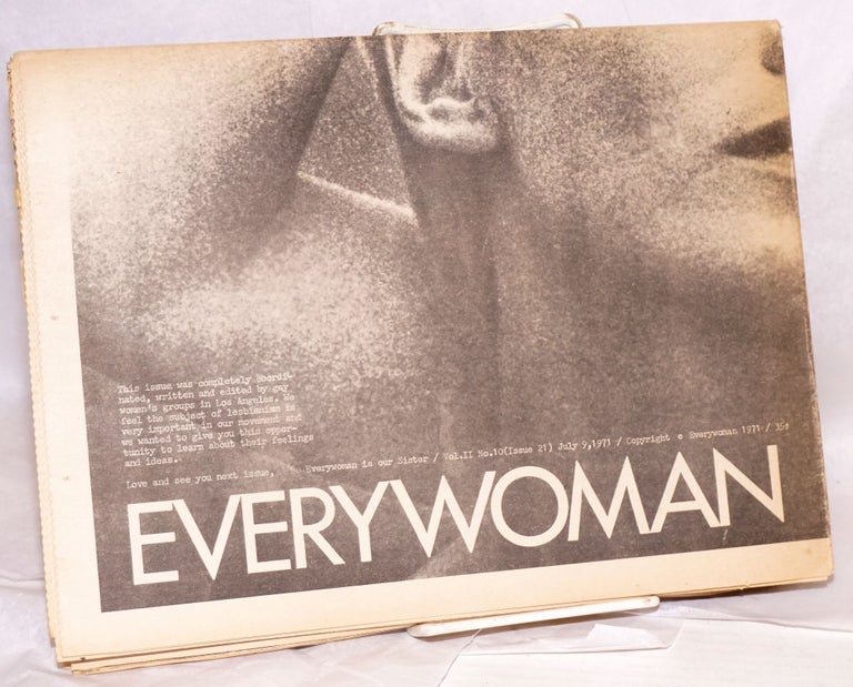 Cat.No: 192578 Everywoman vol. 2, no. 10 (issue 21) July 9, 1971