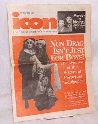 Cat.No: 192596 Icon: the thinking lesbian's newspaper [aka Dykespeak] December 1995. D....