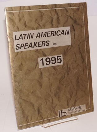 Cat.No: 192766 Latin American Speakers 1995