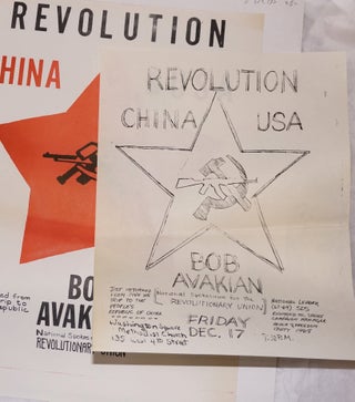 Cat.No: 192795 Revolution: China & USA [broadside and handbill]. Bob Avakian