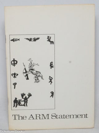 Cat.No: 192799 The ARM Statement. Anti-Authoritairan Revolutionary Movement