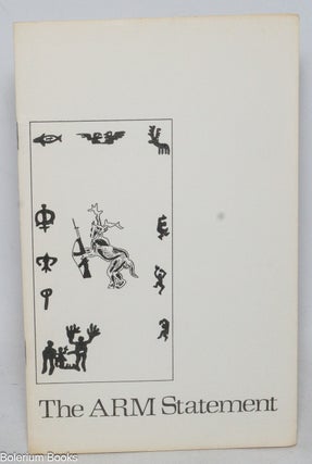 Cat.No: 192799 The ARM Statement. Anti-Authoritairan Revolutionary Movement