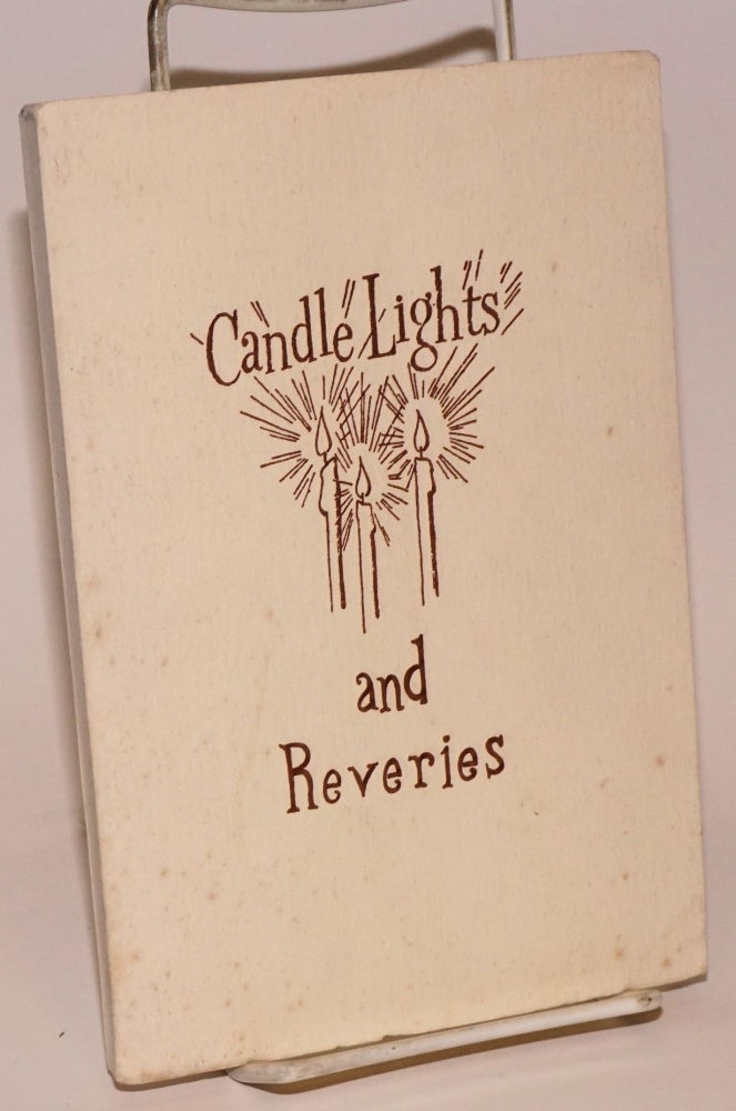 Cat.No: 193057 Candle Lights and Reveries. Mary Elizabeth Warren Ledford.