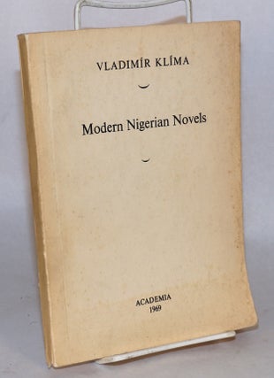 Cat.No: 193150 Modern Nigerian Novels. Vladimir Klima