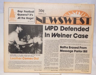 Cat.No: 193258 NewsWest: a weekly newspaper for Southern California's Gay Community and...