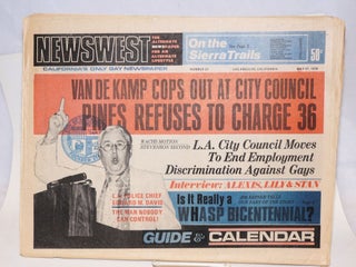 Cat.No: 193261 NewsWest: a weekly newspaper for Southern California's Gay Community and...