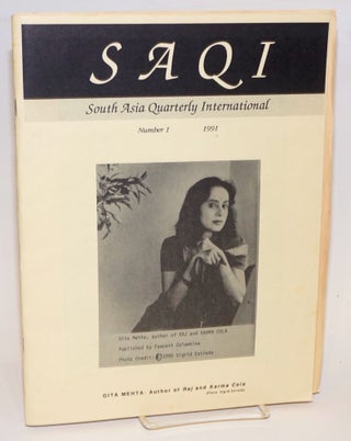 Cat.No: 193271 SAQI, South Asia quarterly international. No. 1, 1991. C. J. Wallia