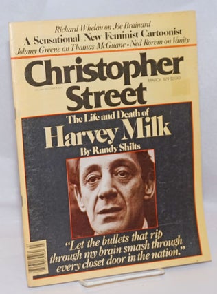 Cat.No: 193347 Christopher Street: vol. 3, #8, March 1979; The Life and Death of Harvey...