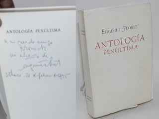 Cat.No: 193479 Antología penúltima. Estudio preliminar de José Olivio Jiménez....