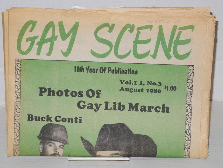 Cat.No: 193623 Gay Scene: vol 11, #3, August 1980. Bruce King, aka Avery Willard.